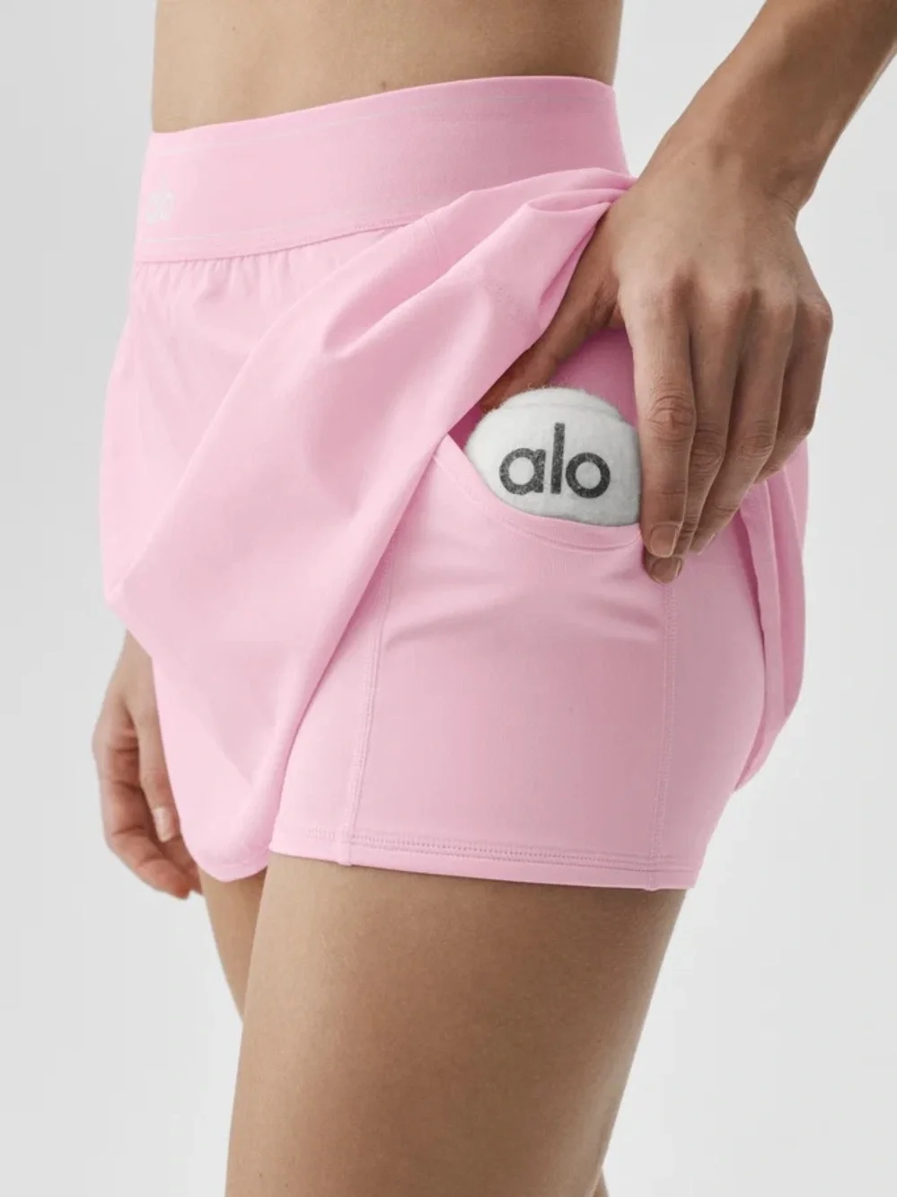 💗ALO💗 PINK MARSHMALLOW Match Point Skirt